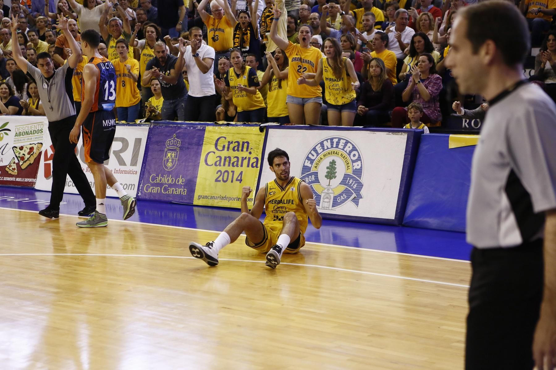Javier Beirán en el encuentro ante el Valencia. ACB Photo/M. Henríquez