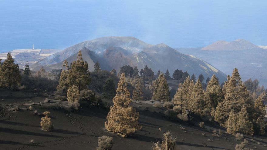 Concentraciones “muy altas” de dióxido de azufre en el cráter más al sur del volcán de La Palma