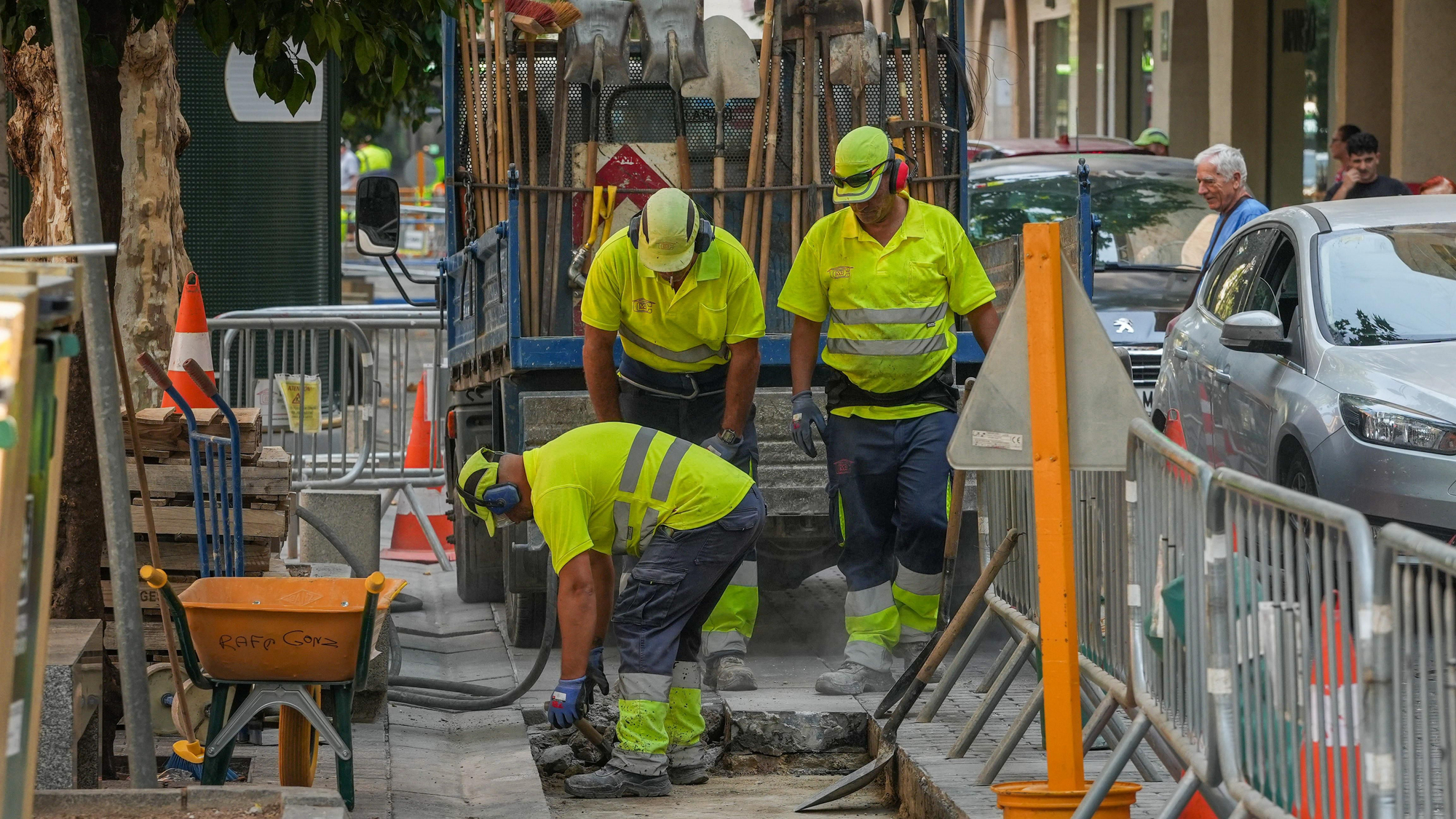 Comienzan las obras en el centro de Córdoba