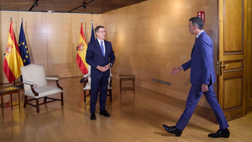 Feijóo pasa de rechazar pactos de Estado con Sánchez a apropiarse de todos los de la democracia