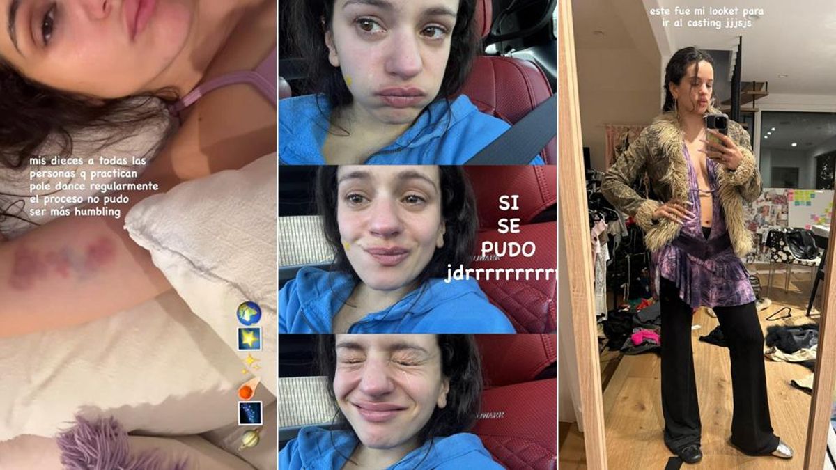 Imágenes de Rosalía en su proceso de preparación para 'Euphoria'