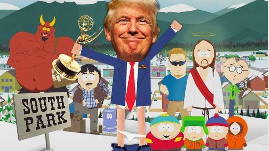'South Park' se ríe de Trump con un recado a Google y Apple: “A partir de ahora nos llamaremos South America”
