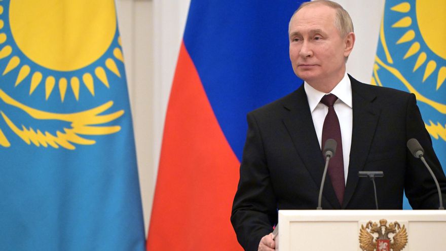 El presidente de Rusia, Vladimir Putin, en una fotografía del pasado jueves. EFE/EPA/SERGEY GUNEEV/KREMLIN POOL/SPUTNIK