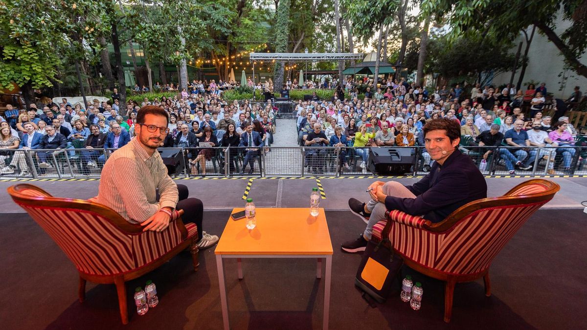 José Luis Sastre y Paco Cerdà, en el acto celebrado en Gandia.