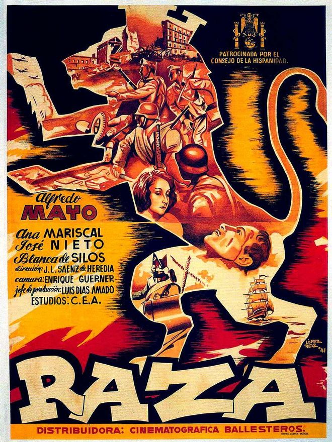 Póster de "Raza", la película dirigida por Sáenz de Heredia