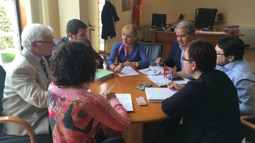 Reunión del equipo de Gobierno del Ayuntamiento de San Andrés del Rabanedo.
