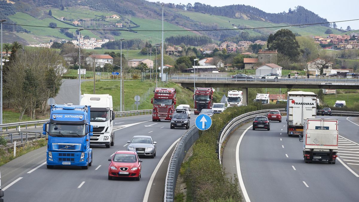 Tráfico en Cantabria.