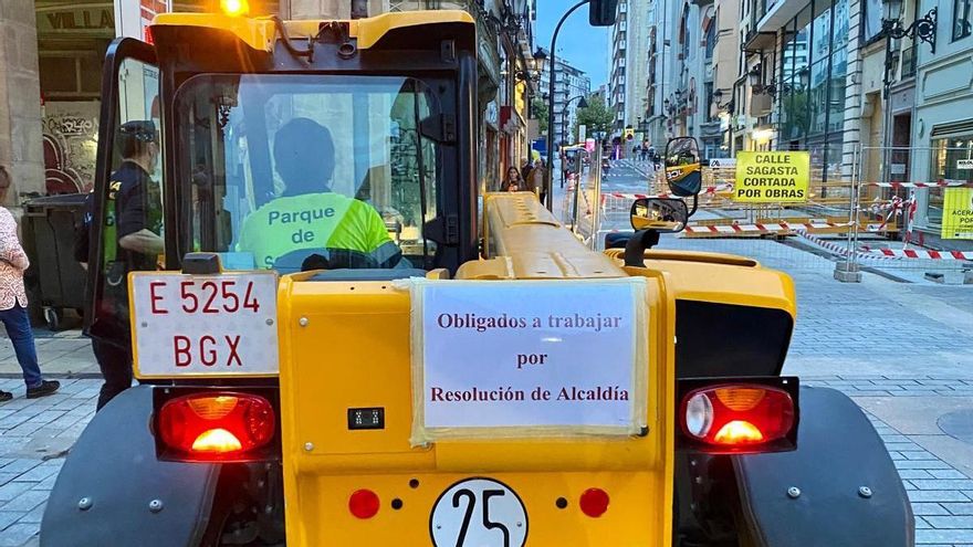 ¿Huelga de los trabajadores del parque de Servicios de Logroño las fiestas de San Bernabé?, Escobar confía que no