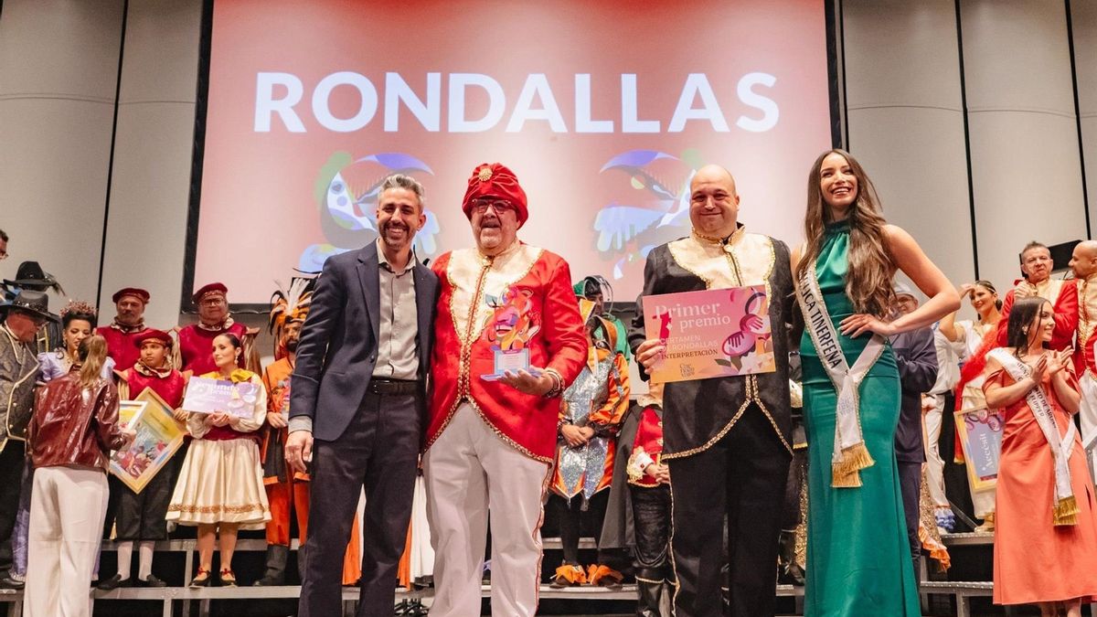 Unión Artística El Cabo logra el primer premio de Interpretación del Certamen de Rondallas en el Carnaval de Santa Cruz