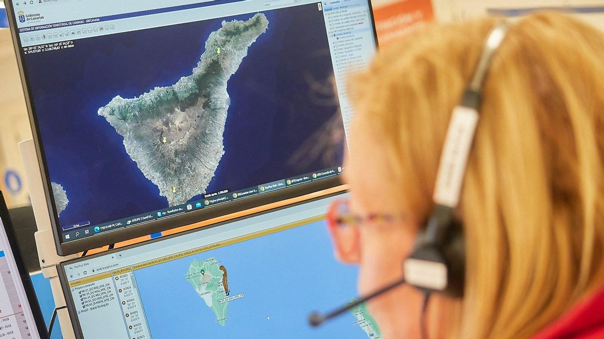 Sala Operativa del 1-1-2 Canarias.