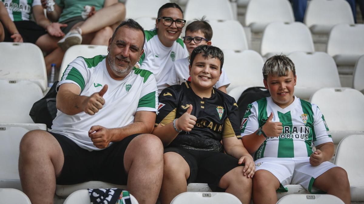 Grada Blanquiverde del Cordoba CF - Sevilla FC