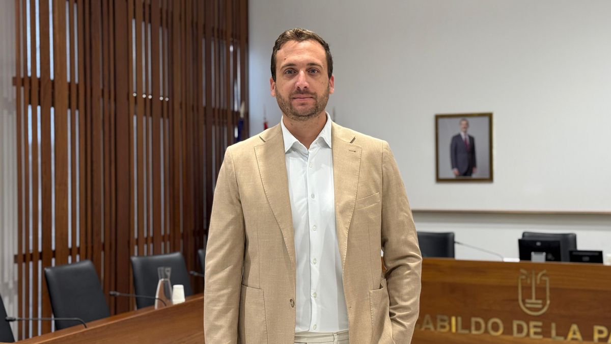 Miguel Perdigón,  consejero del Grupo Popular del Cabildo de La Palma.