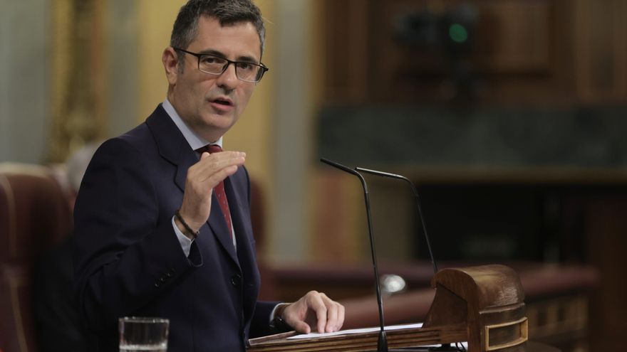 El ministro de Presidencia, Relaciones con las Cortes y Memoria Democrática, Félix Bolaños.