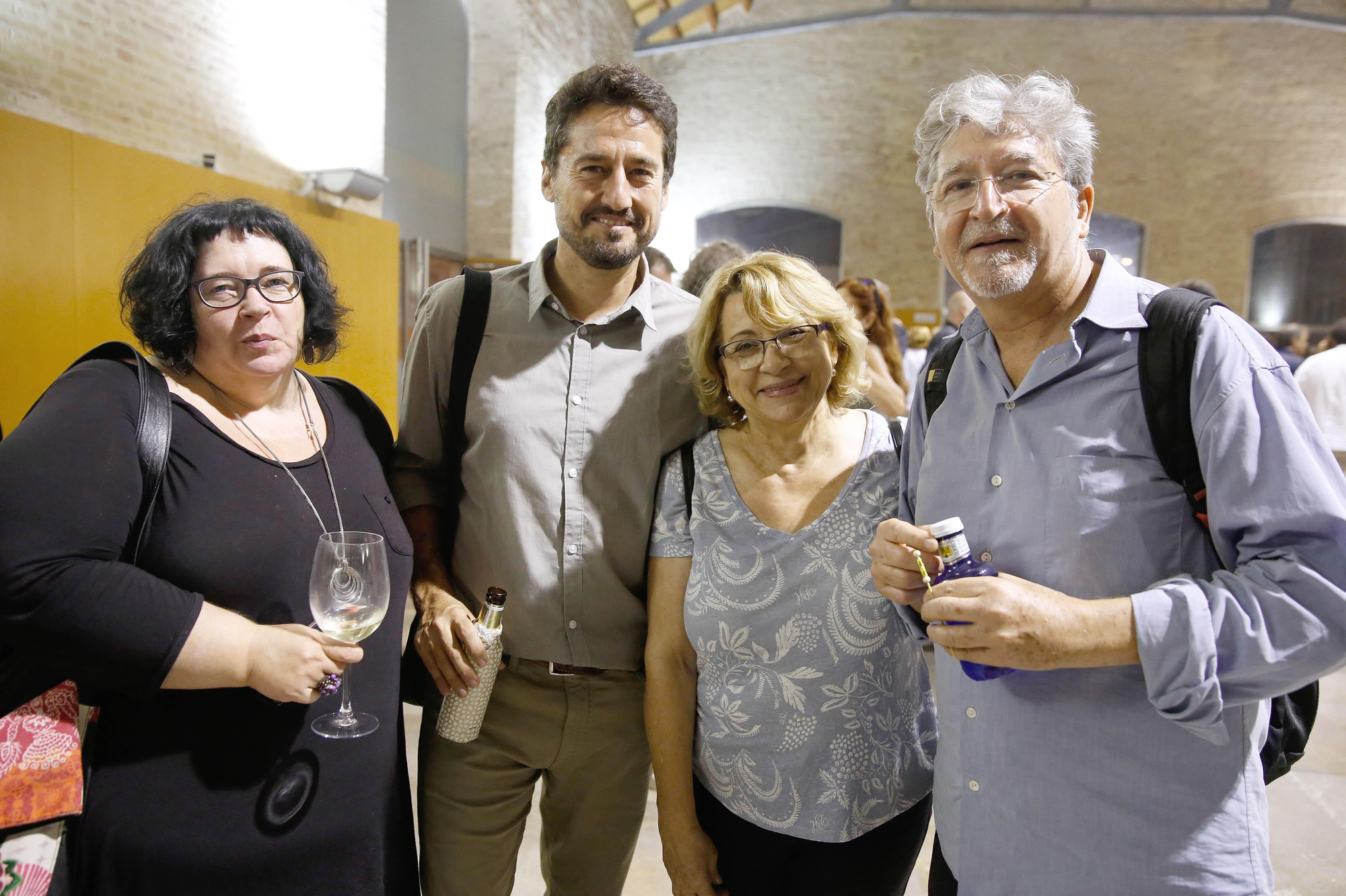 Algunos de los asistentes al acto
