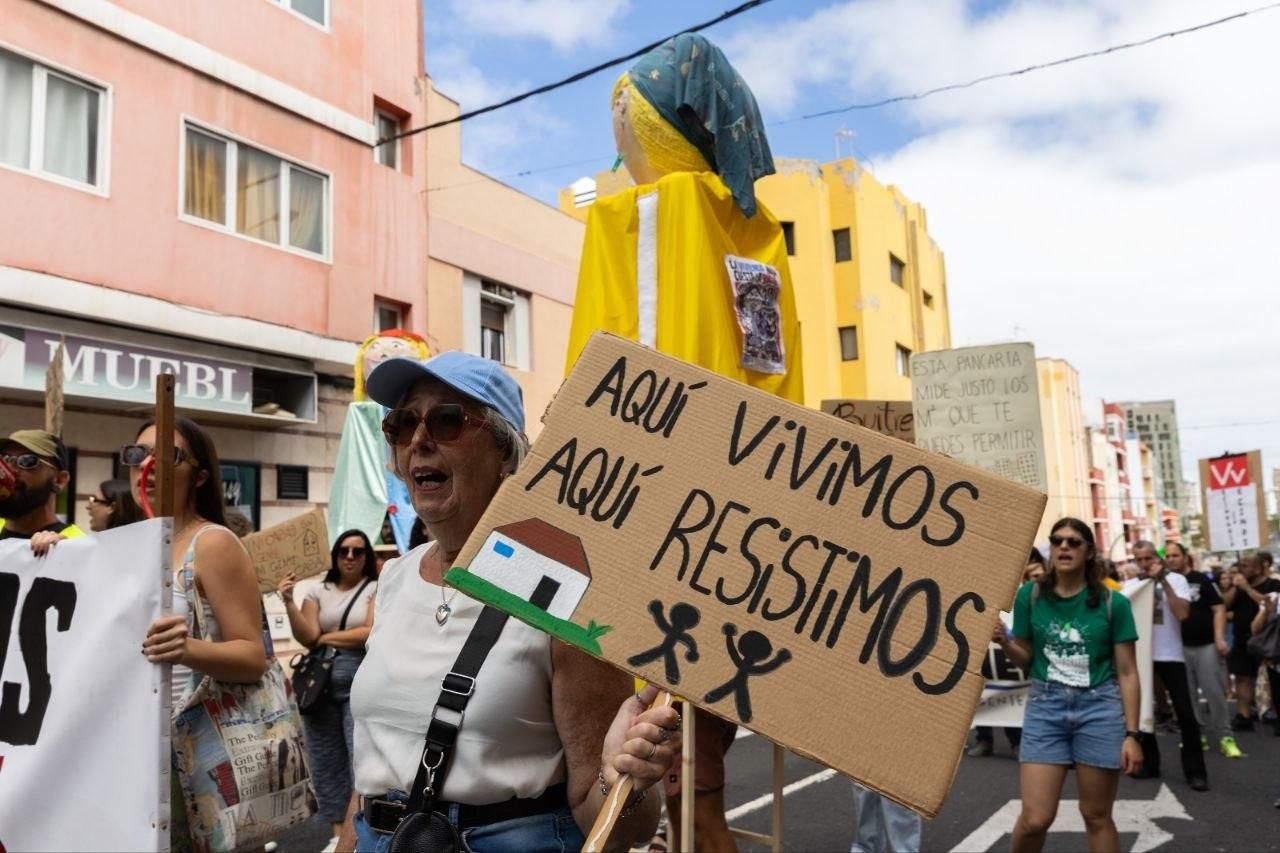 Movilización por una vivienda digna en Gran Canaria. Manuel Navarro