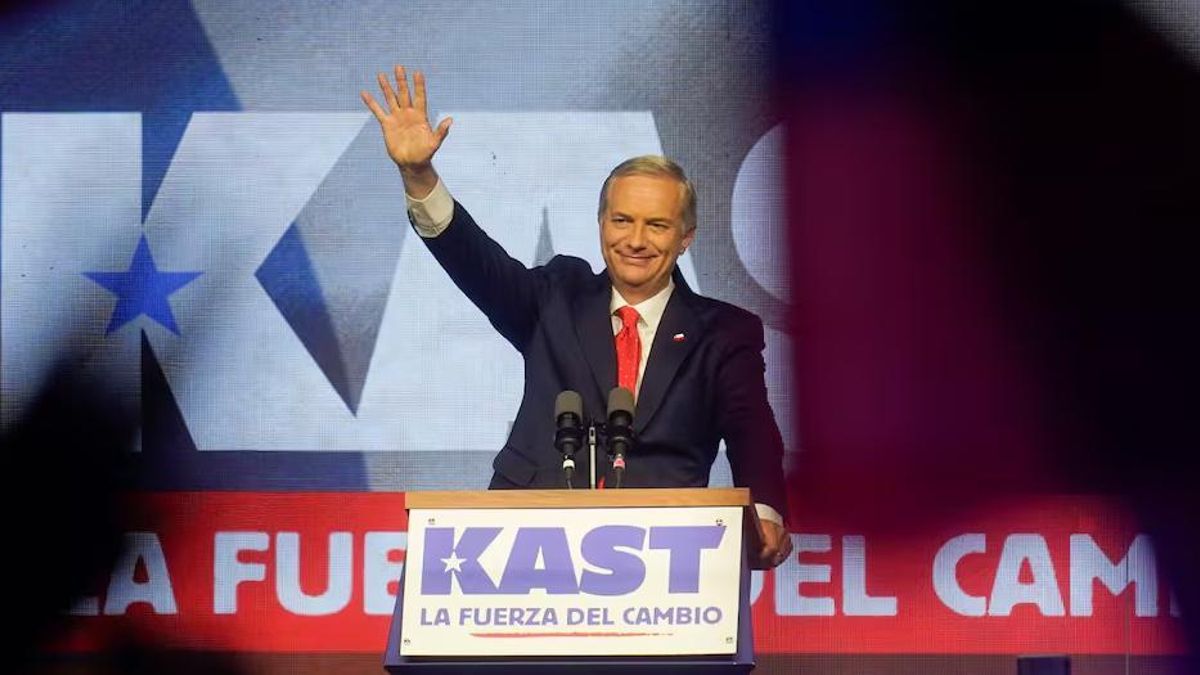 El ultraderechista Kast se impuso por 20 puntos en el balotaje y será el próximo presidente de Chile
