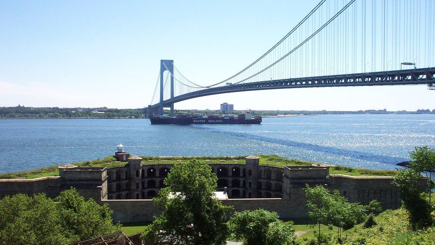 El Puente Verrazano-Narrows desde Fort Wadsworth.