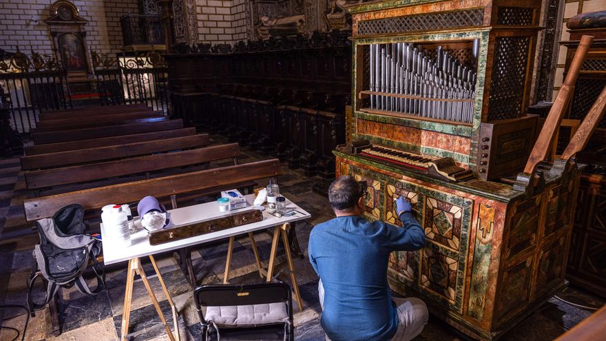 Los órganos de la Catedral de Toledo recuperan su riqueza cromática después de tres siglos