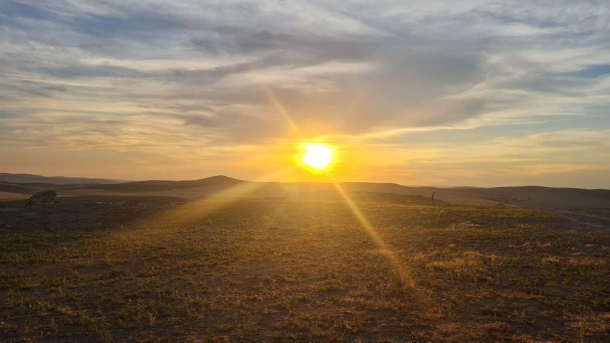 Puesta de sol desde Ategua.