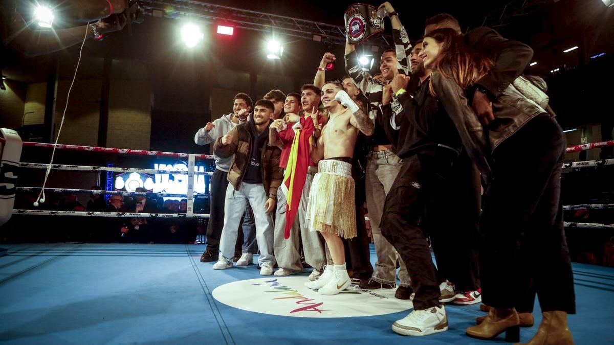 Combate de Rafa Lozano Jr. por el cinturón Iberoamericano