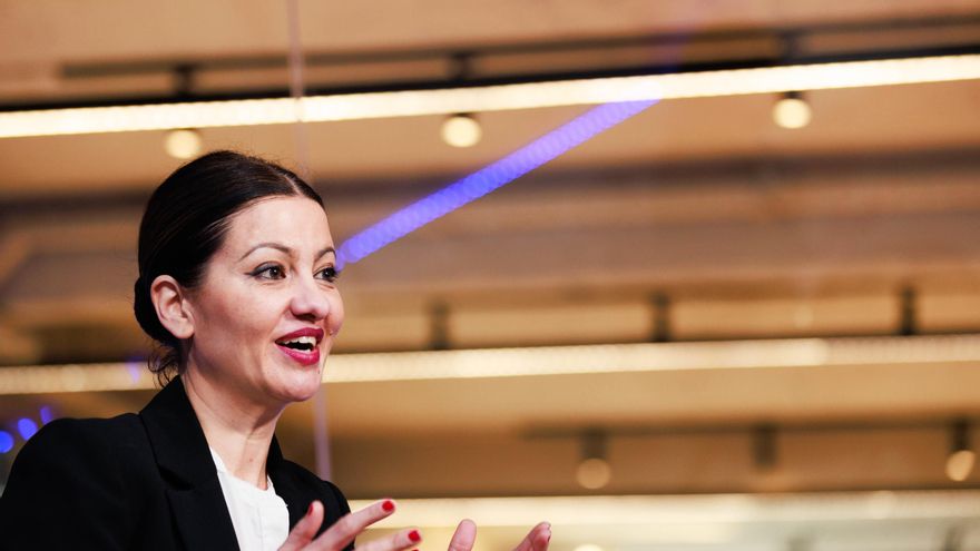 Rego, durante un momento de la entrevista con elDiario.es.