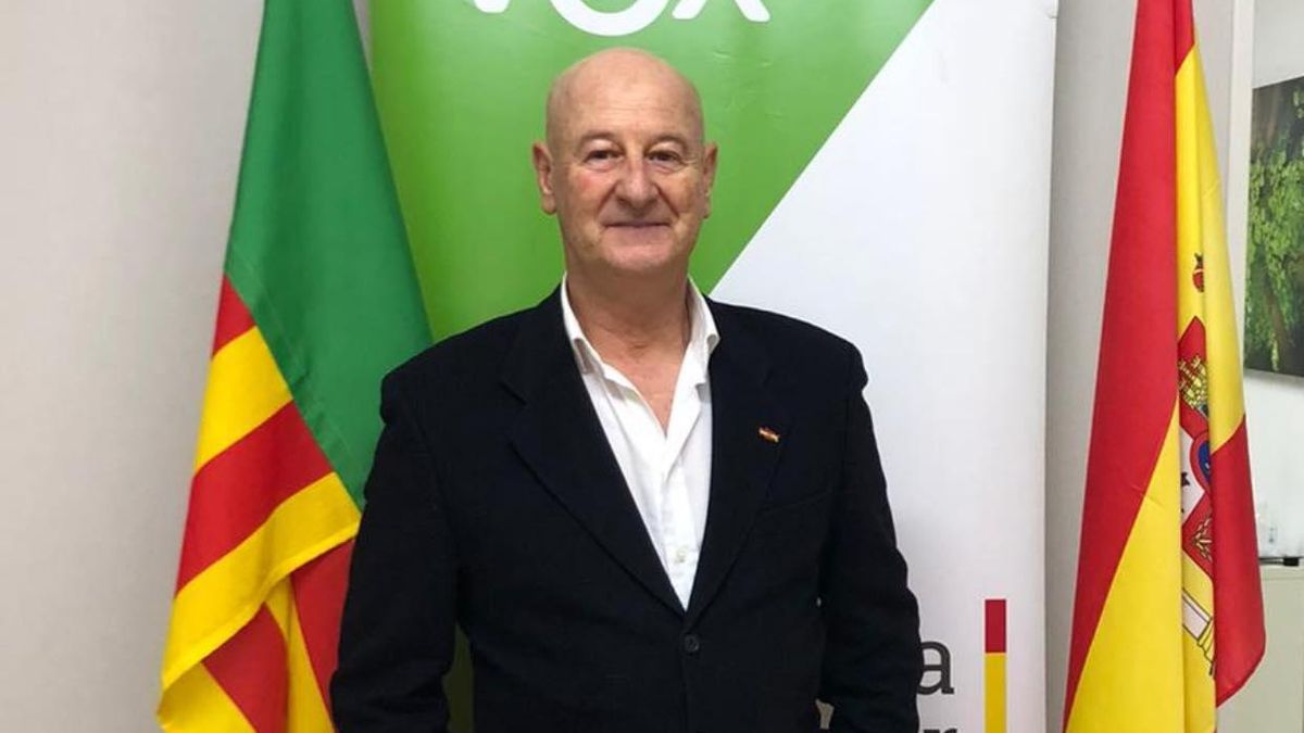 El coordinador provincial de Vox José Luis Caballero.