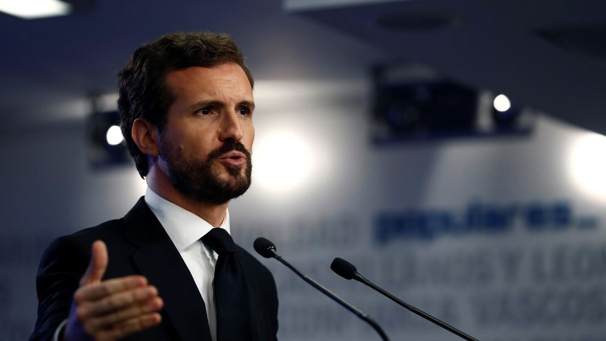 El presidente del PP Pablo Casado. EFE/Mariscal/Archivo