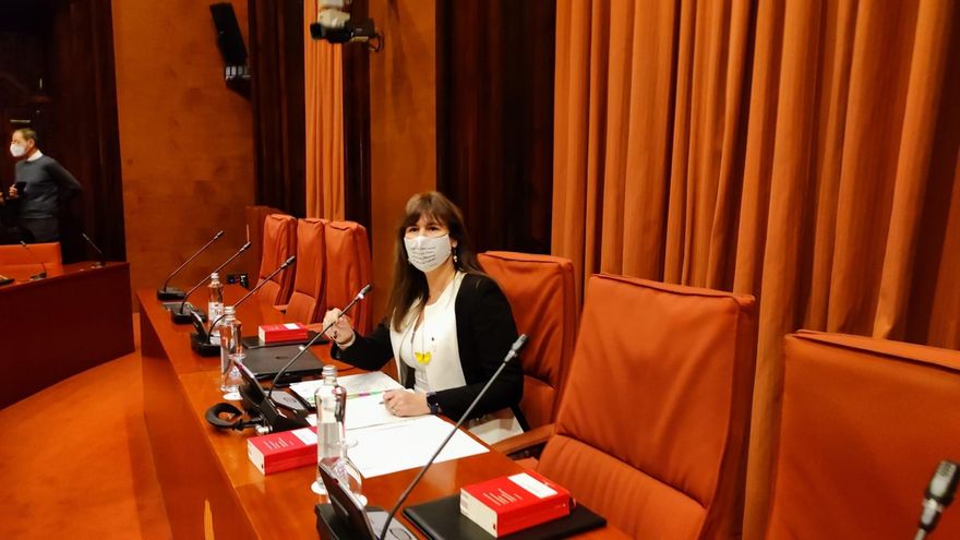 La presidenta del Parlament, Laura Borràs, en una imagen de archivo.