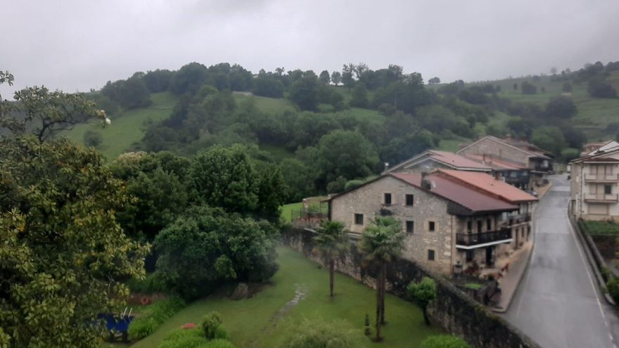 Un pueblo del interior de Cantabria.