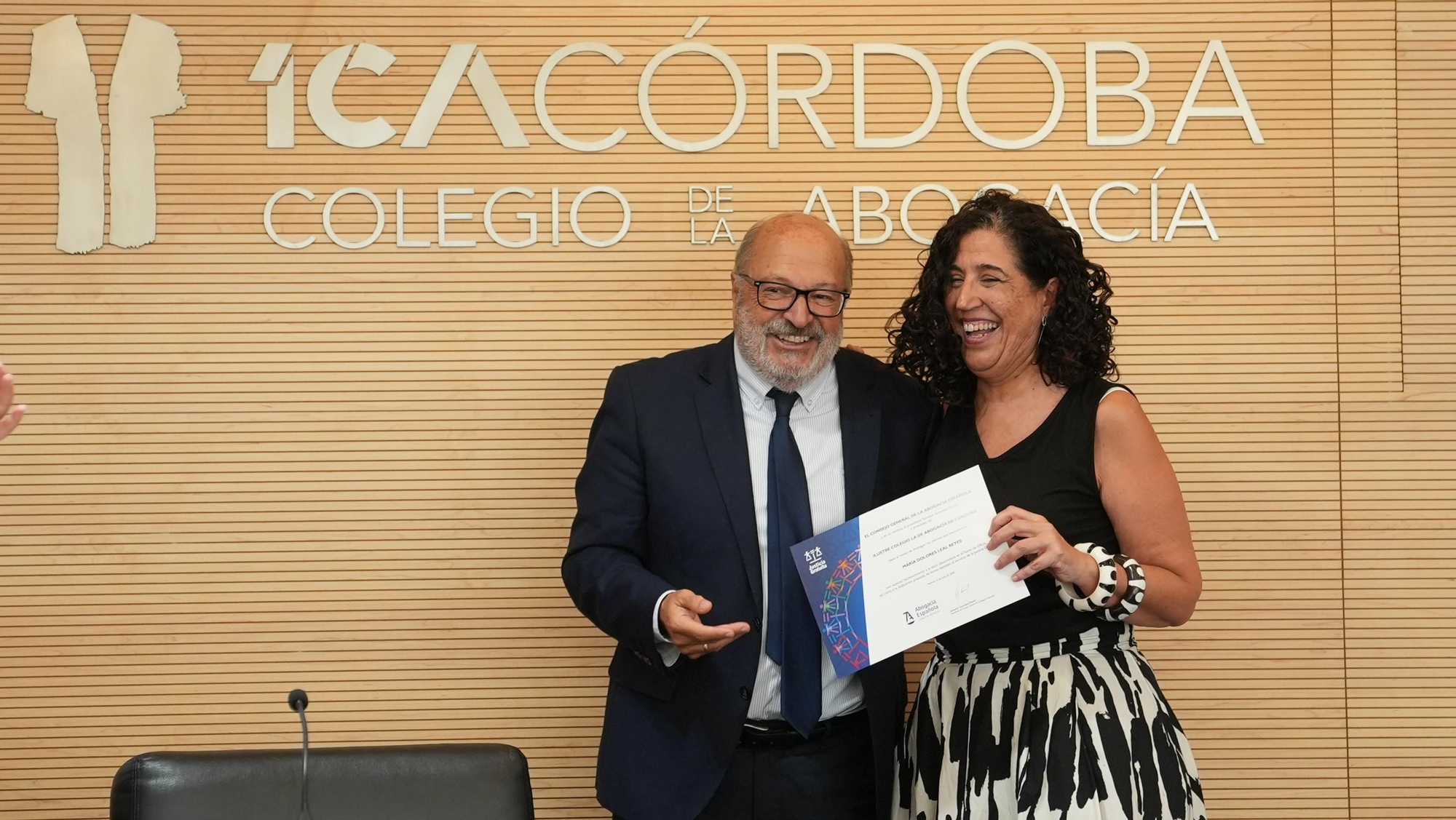 Acto institucional del Colegio de la Abogacía de Córdoba con motivo del Día de la Justicia Gratuita