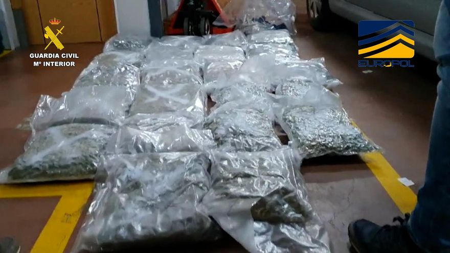 Detenidas 38 personas de una red de tráfico que envió más de cinco toneladas de droga en paquetes
