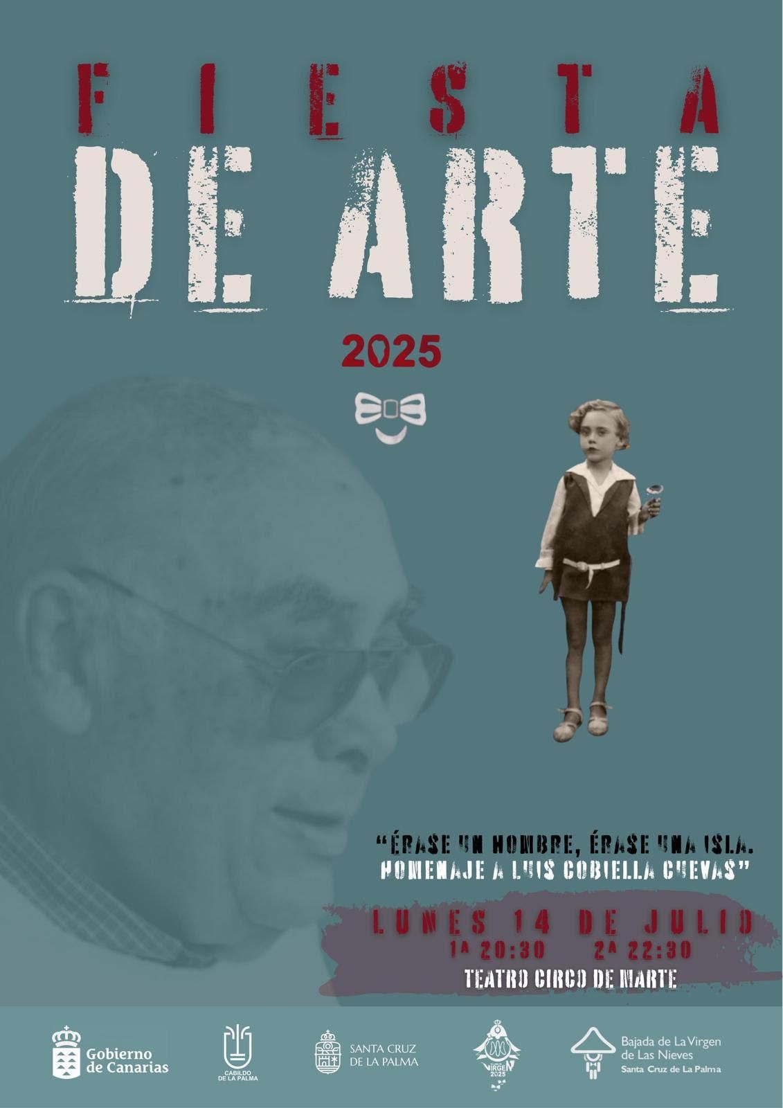 Cartel de la Fiesta del Arte.