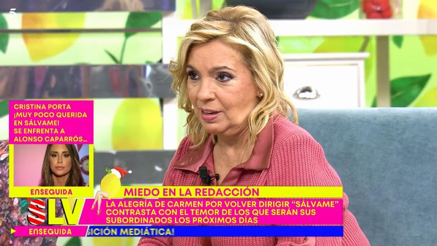 Adela González se niega a participar en el 'Sálvame' que dirigirá Carmen Borrego: "No quiero"