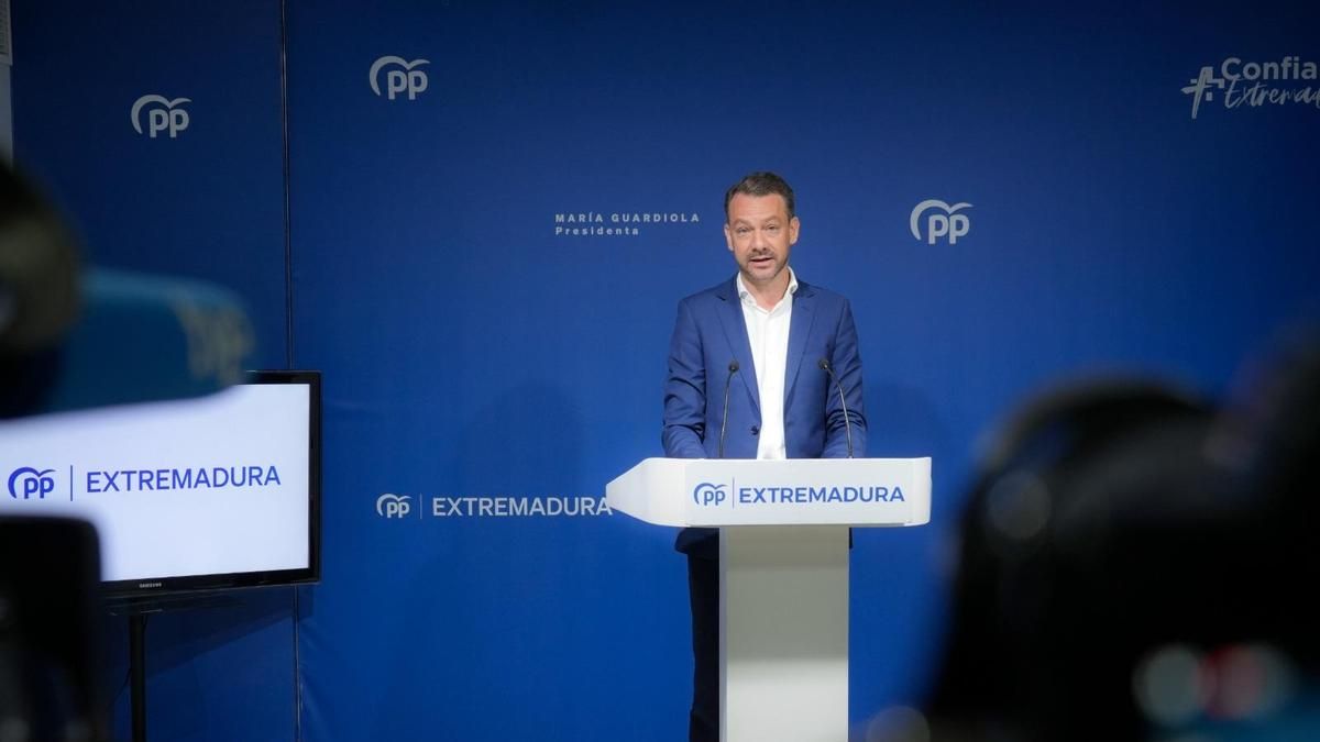 El PP denuncia que Extremadura recibirá 517 euros menos por habitante con el nuevo modelo de financiación