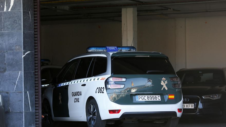 Archivo - Un coche de la Guardia Civil