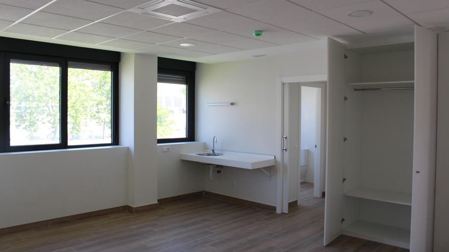 Interior del centro de Hortaleza donde serán reubicadas las mujeres