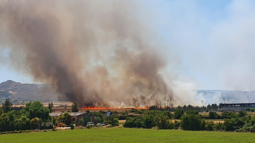 Extinguido el incendio de Logroño que ha arrasado 120 hectáreas