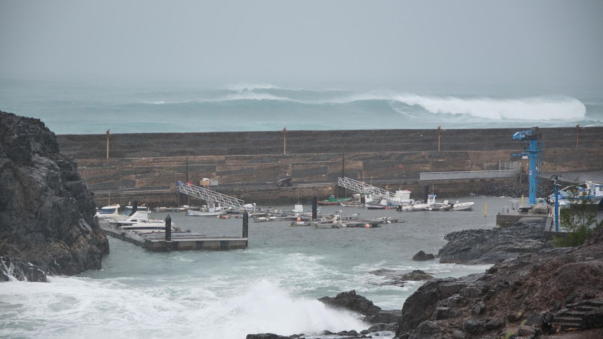 La borrasca Emilia se intensificará la tarde de este sábado en Canarias tras una pequeña tregua