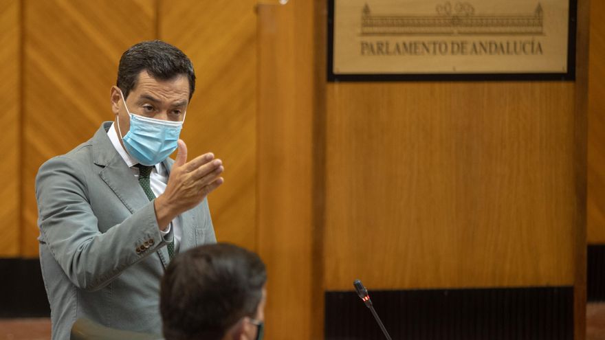 El presidente de la Junta, Juan Manuel Moreno