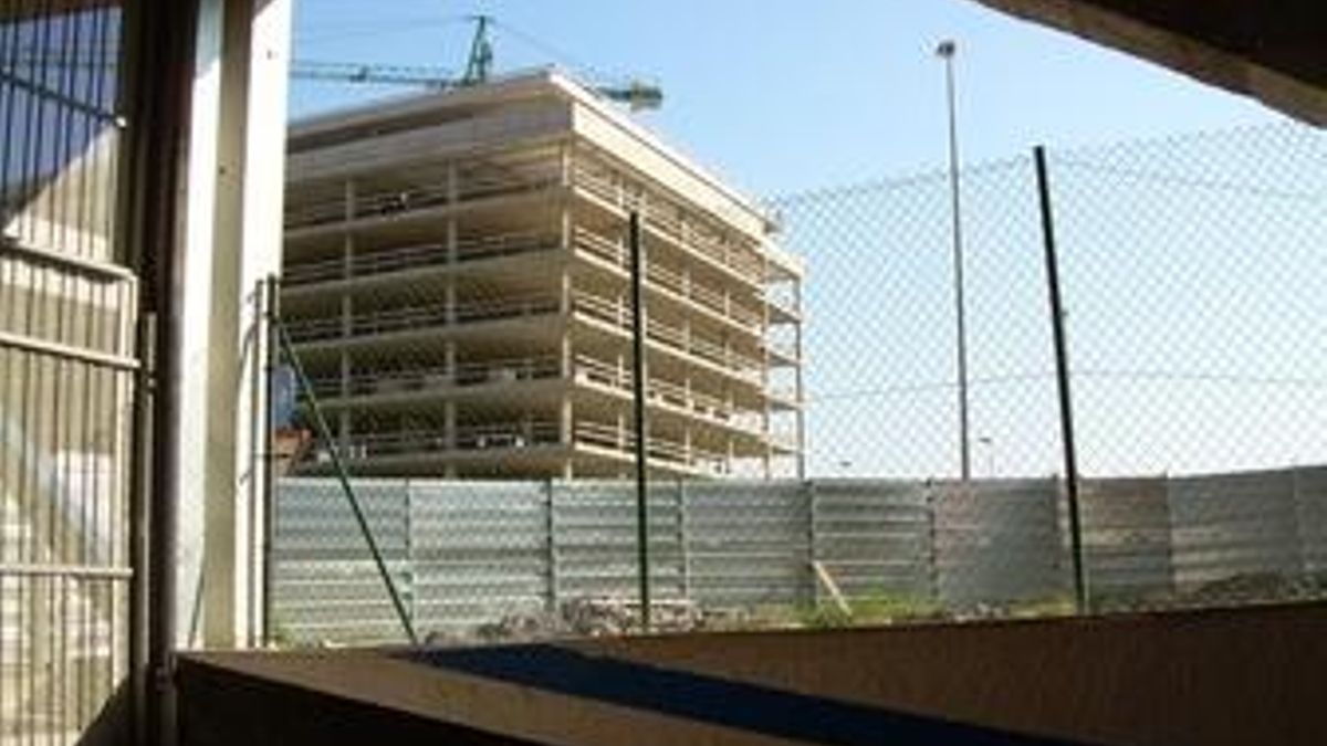 Edificio en construcción.