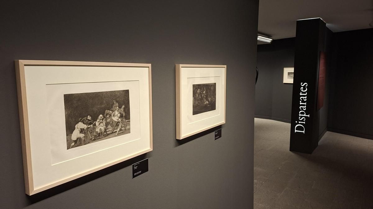 'Disparates', una de las cuatro series de estampas de Francisco de Goya que componen la exposición 'Fantasía y razón'