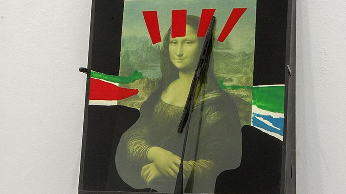 La obra de Lea Lublin 'Ver claro. La Gioconda de los limpiaparabrisas' (1965)