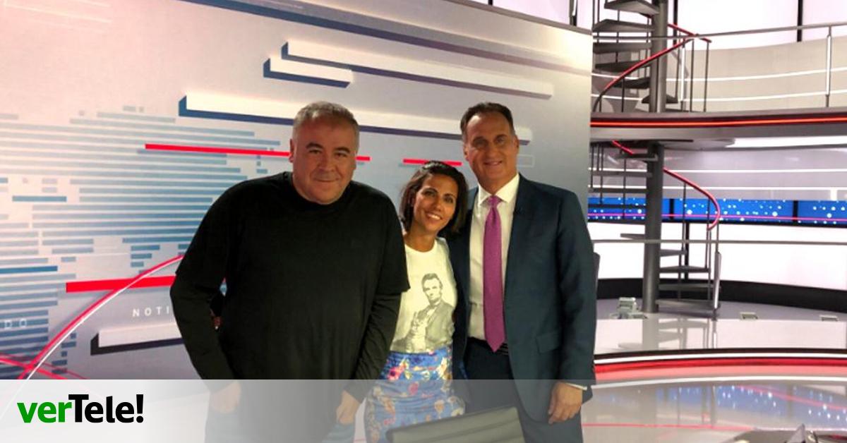Ferreras y Ana Pastor visitan los estudios de Telemundo en Miami Ferreras y Ana Pastor visitan los estudios de Telemundo en Miami