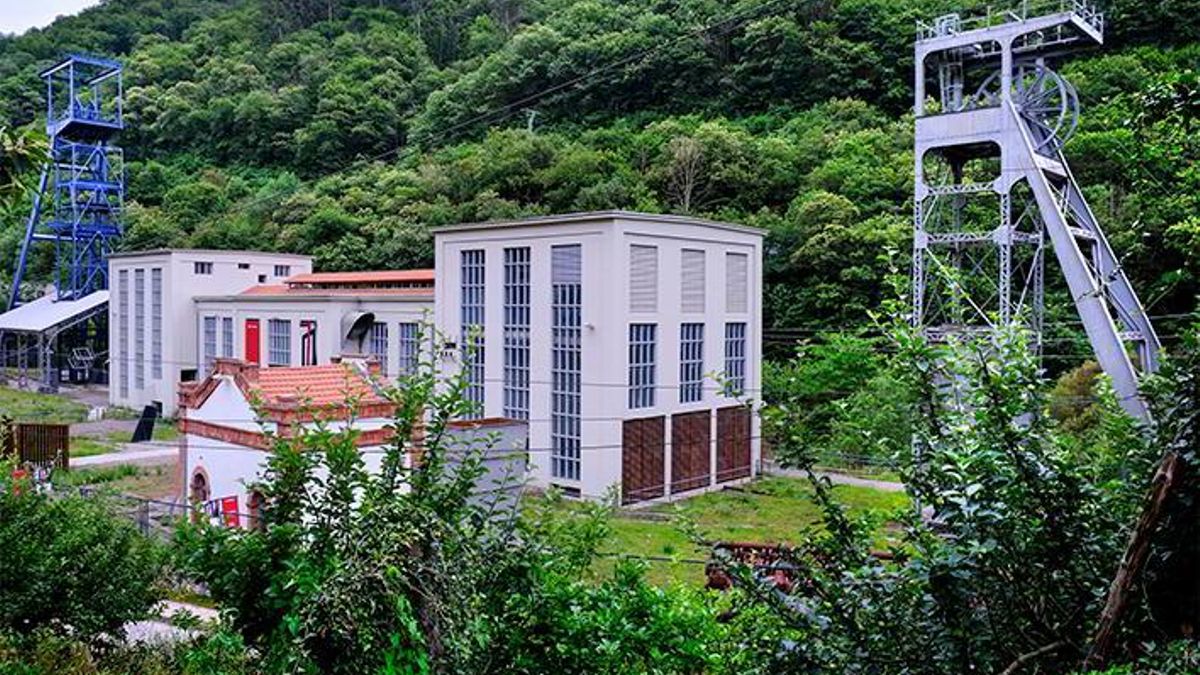 El pozo Santa Bárbara en Asturias.