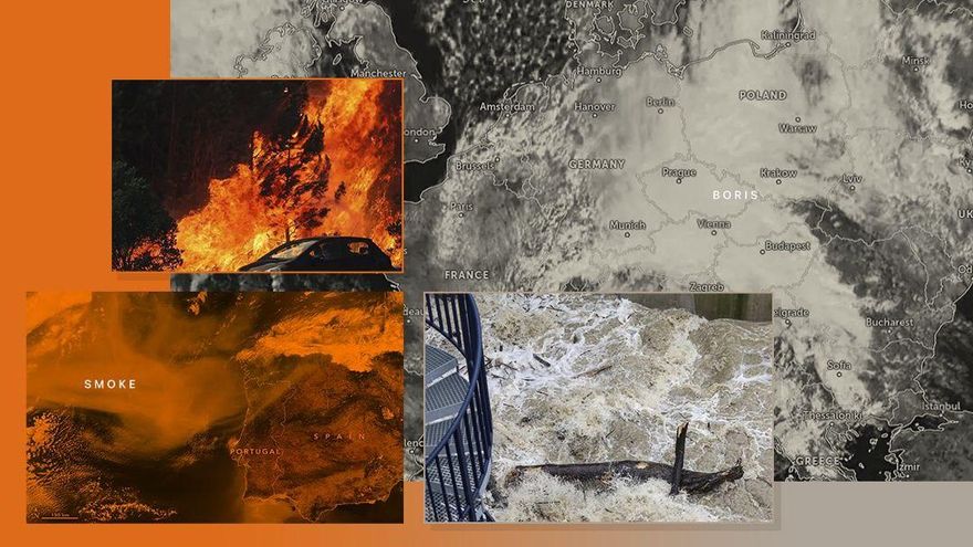 Agua por el este y fuego en el oeste: Europa, atenazada por una pinza de extremos climáticos