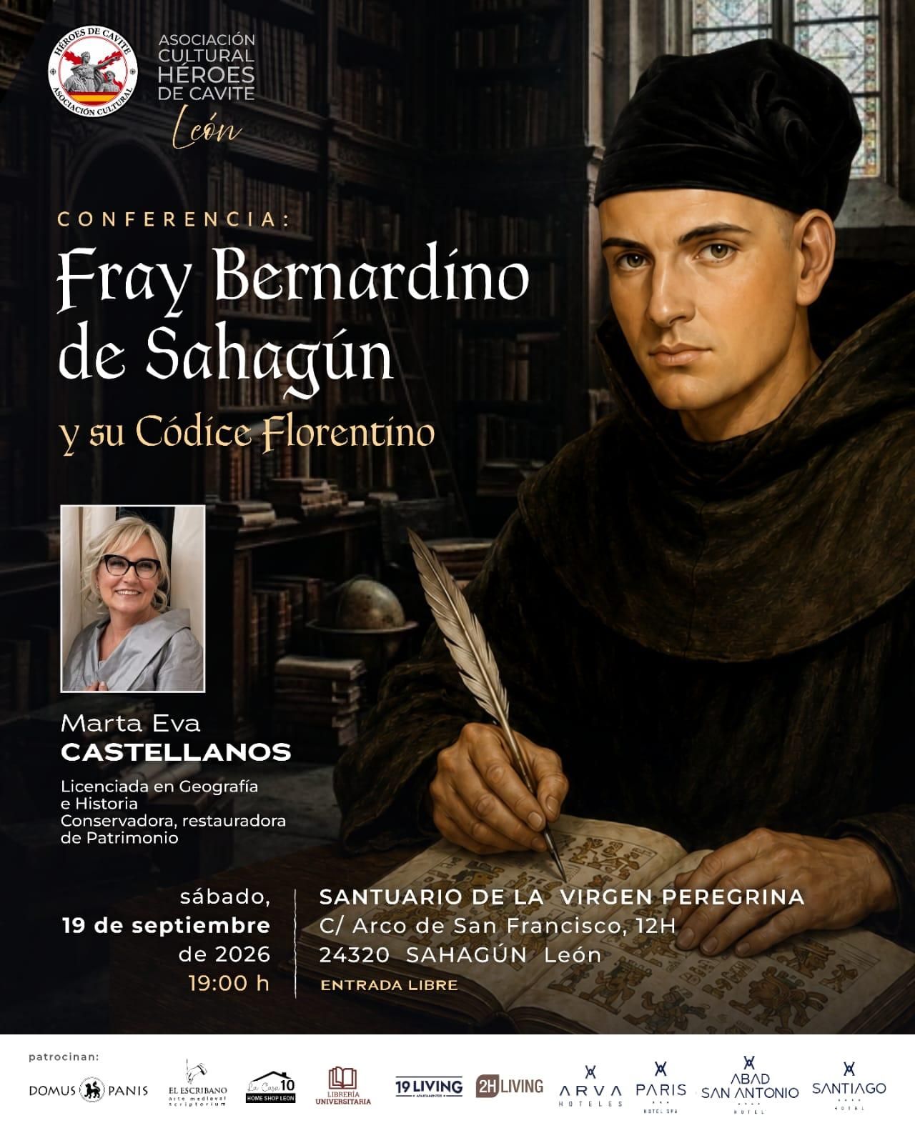Conferencia sobre Fray Bernardino de Sahagún de Marta Eva Castellanos