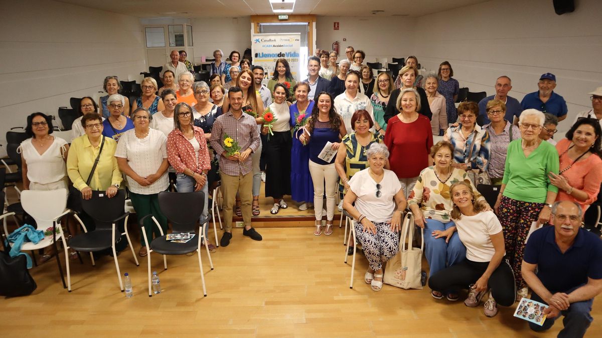 Encuentro final del programa 'Llenos de vida' en La Palma.