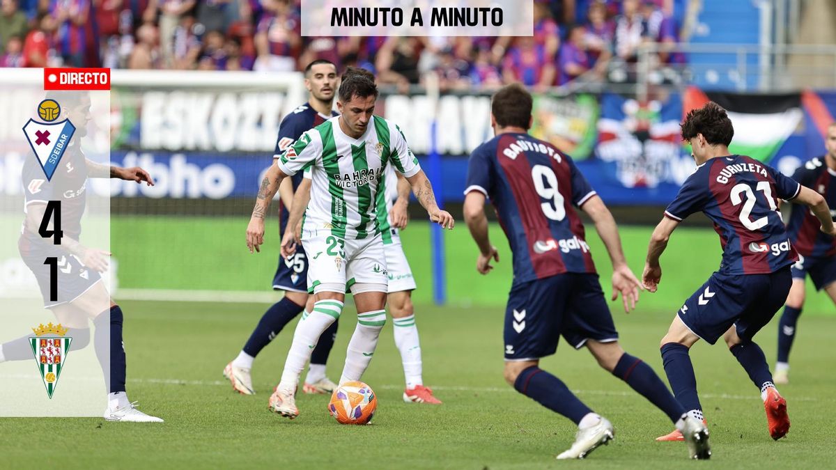 El Eibar convierte el cuarto del partido.