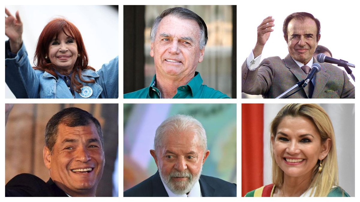Cristina Fernández de Kirchner, Jair Bolsonaro, Carlos Menem, Rafael Correa, Lula da Silva y Jeanine Áñez, entre los mandatarios de Latinoamérica que afrontaron procesos judiciales.