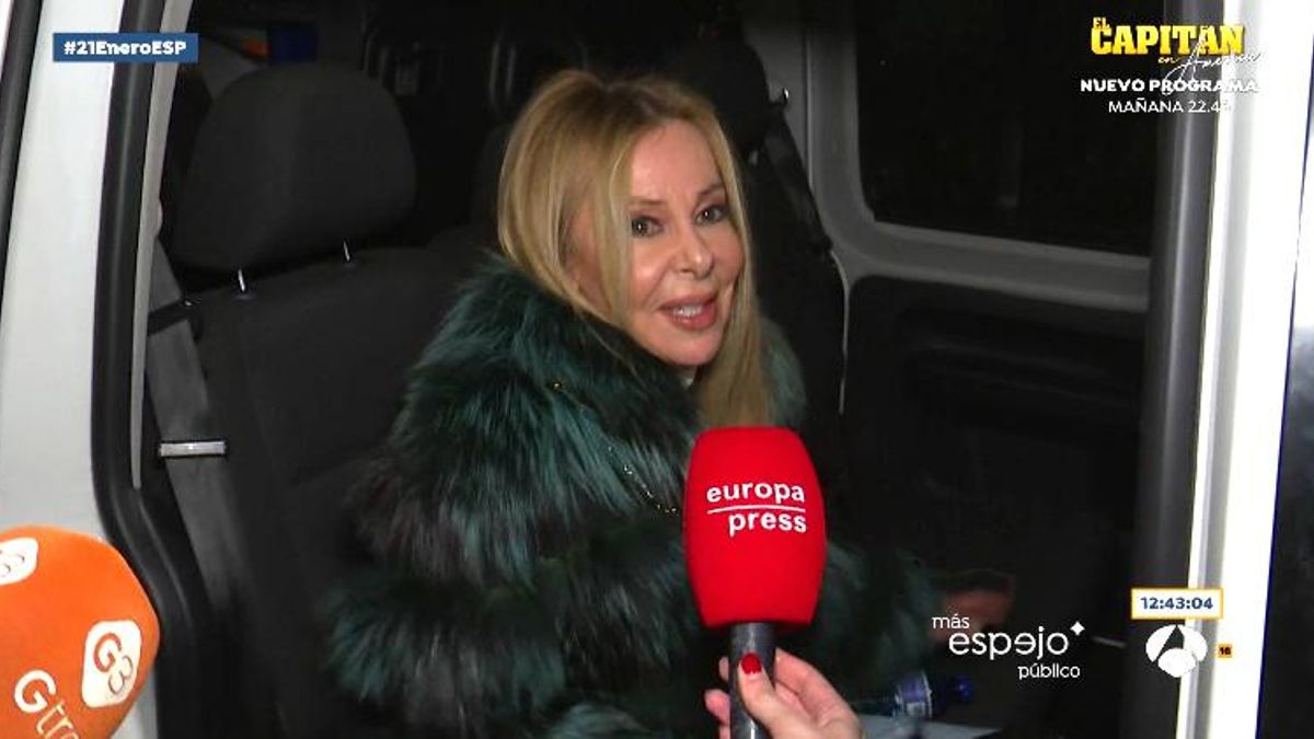 Imágenes de Ana Obregón en 'Espejo Público'